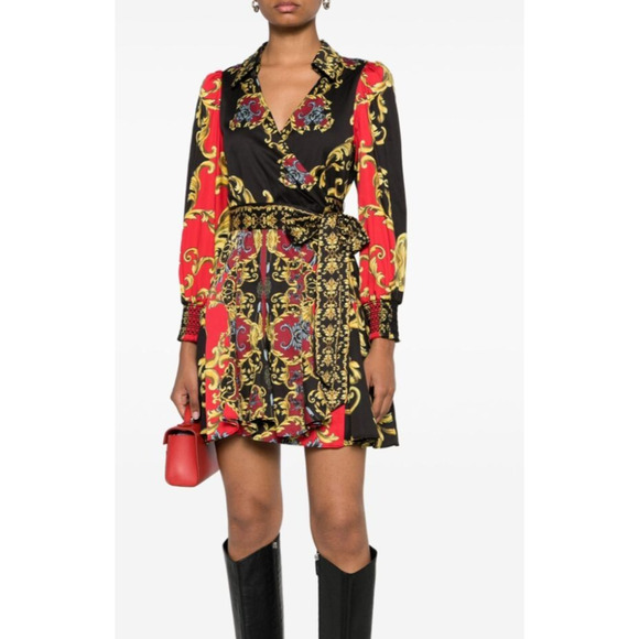 Alice + Olivia Dresses & Skirts - ALICE + OLIVIA ALISA REGAL ROMANCE BORDEAUX EMBROIDERED MINI DRESS SIZE 2 NWT